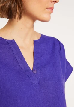 Maison Montagut Blouse En Lin Manches Courtes - Virginie><noscript><img width=