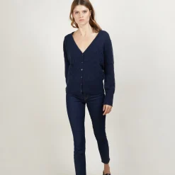 Maison Montagut Cardigan A Fantaisie De Torsades En Cachemire - Fiona><noscript><img width=