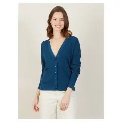 Maison Montagut Cardigan A Jeux De Points Fantaisie - Nelsya><noscript><img width=