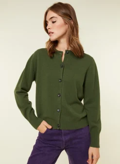 Maison Montagut Cardigan Boutonne Col Rond En Cachemire - Ari><noscript><img width=