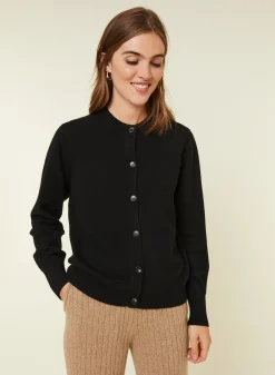 Maison Montagut Cardigan Boutonne Col Rond En Cachemire - Ari><noscript><img width=