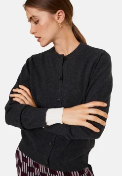 Maison Montagut Cardigan Boutonne Col Rond En Cachemire - Ari><noscript><img width=