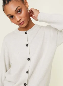 Maison Montagut Cardigan Boutonne Col Rond En Cachemire - Ari><noscript><img width=