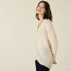Maison Montagut Cardigan Boutonne Col V En Mohair - Anais><noscript><img width=