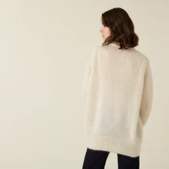 Maison Montagut Cardigan Boutonne Col V En Mohair - Anais><noscript><img width=