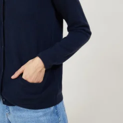 Maison Montagut Cardigan Col Rond En Cachemire - Balletto><noscript><img width=