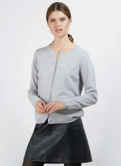 Maison Montagut Cardigan Col Rond En Cachemire - Balletto><noscript><img width=