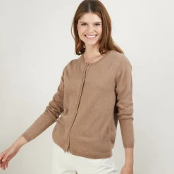 Maison Montagut Cardigan Col Rond En Cachemire - Balletto><noscript><img width=