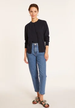 Maison Montagut Cardigan Col Rond En Coton Bio - Manel><noscript><img width=