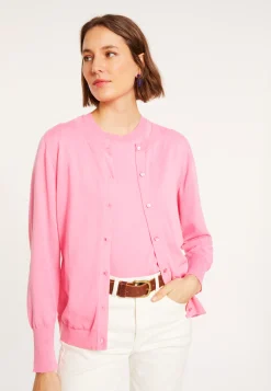 Maison Montagut Cardigan Col Rond En Coton Bio - Manel><noscript><img width=