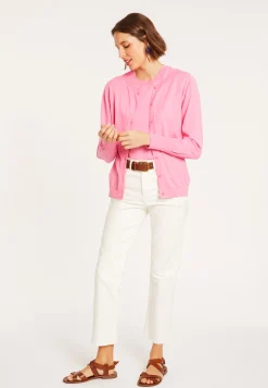 Maison Montagut Cardigan Col Rond En Coton Bio - Manel><noscript><img width=