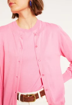 Maison Montagut Cardigan Col Rond En Coton Bio - Manel><noscript><img width=