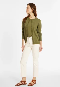 Maison Montagut Cardigan Col Rond En Coton Bio - Manel><noscript><img width=