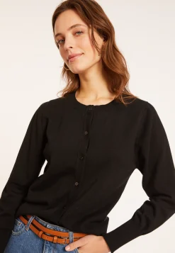 Maison Montagut Cardigan Col Rond En Coton Bio - Manel><noscript><img width=