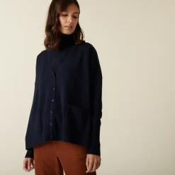 Maison Montagut Cardigan Col V Boutonne A Poches En Cachemire - Achille><noscript><img width=