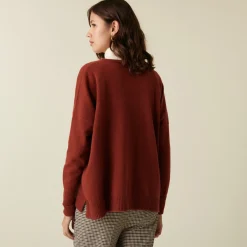 Maison Montagut Cardigan Col V Boutonne A Poches En Cachemire - Achille><noscript><img width=