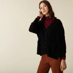 Maison Montagut Cardigan Col V Boutonne A Poches En Cachemire - Achille><noscript><img width=