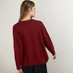 Maison Montagut Cardigan Col V En Cachemire - Brune><noscript><img width=