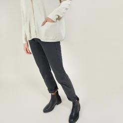 Maison Montagut Cardigan Col V En Cachemire - Brune><noscript><img width=