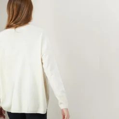 Maison Montagut Cardigan Col V En Cachemire - Brune><noscript><img width=