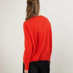 Maison Montagut Cardigan Col V En Cachemire - Brune><noscript><img width=