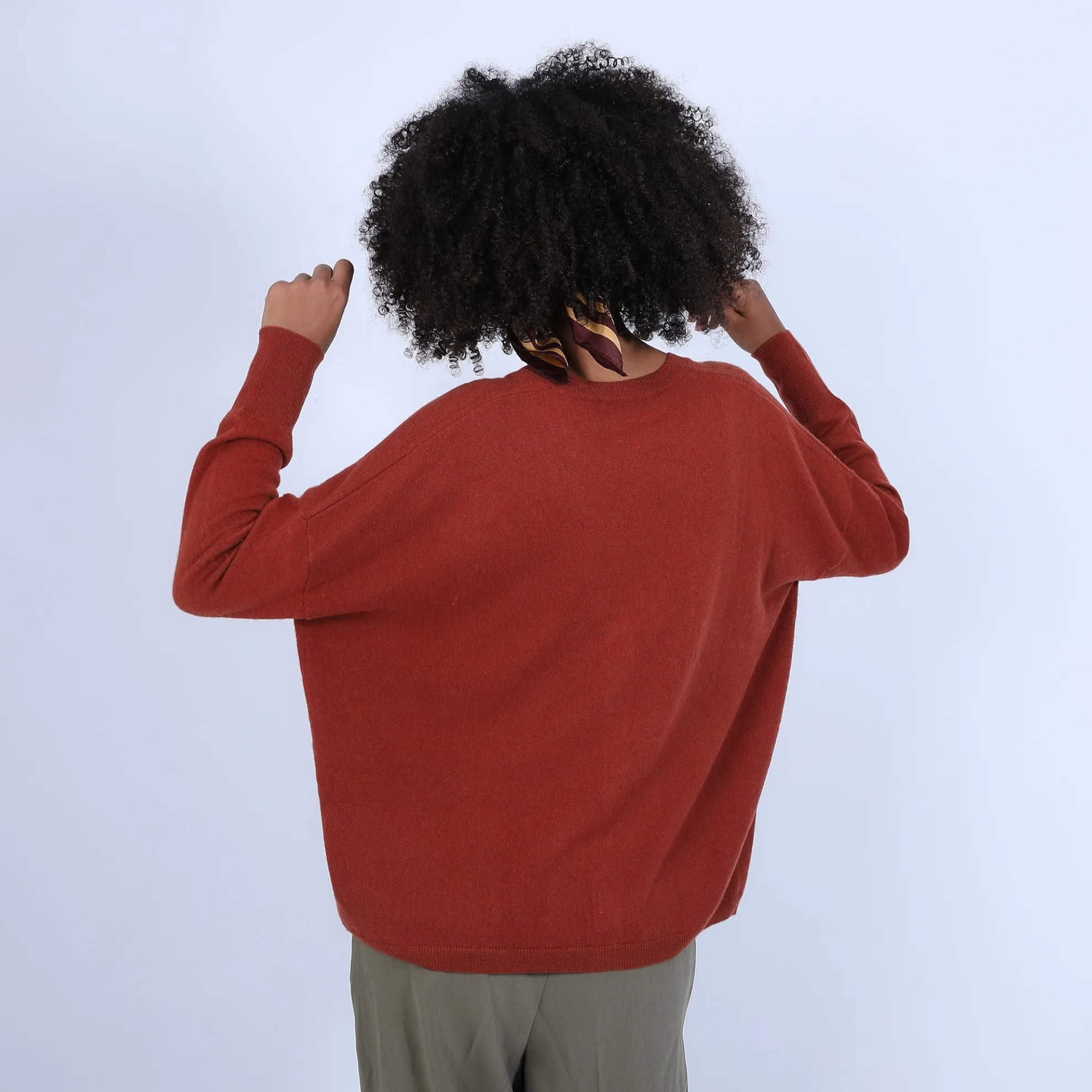 Maison Montagut Cardigan Col V En Cachemire - Brune>Femme Vestes Et Gilets