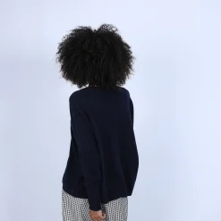 Maison Montagut Cardigan Col V En Cachemire - Brune><noscript><img width=