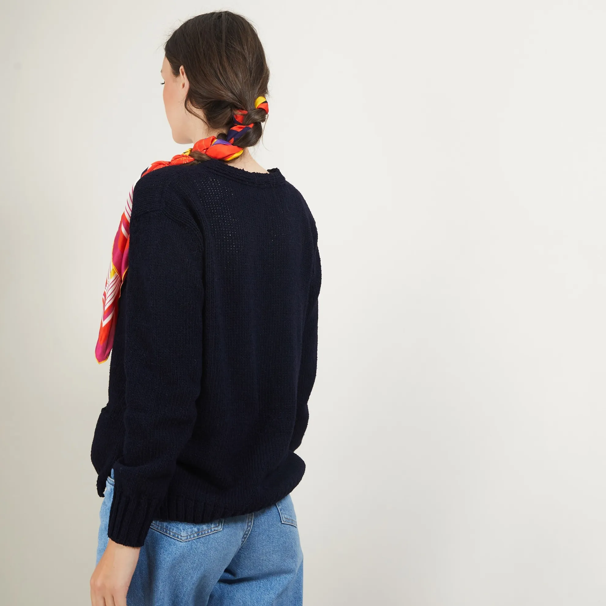 Maison Montagut Cardigan Col V En Laine Et Soie - Bilan>Femme Pulls