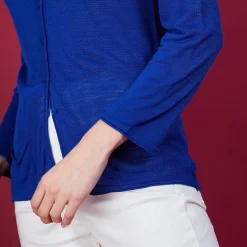 Maison Montagut Cardigan En Lin Flamme - Bao><noscript><img width=