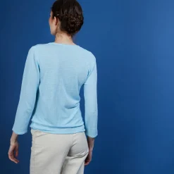 Maison Montagut Cardigan En Lin Flamme - Bao><noscript><img width=