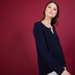 Maison Montagut Cardigan Femme En Laine - Baguera><noscript><img width=