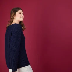 Maison Montagut Cardigan Femme En Laine - Baguera><noscript><img width=