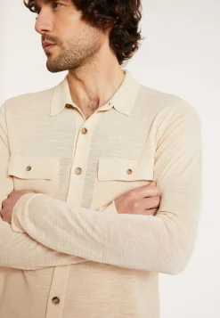 Maison Montagut Chemise Boutonnee En Lin Flamme - Randy><noscript><img width=