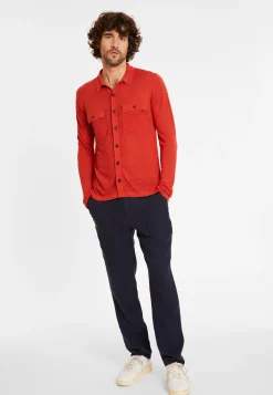 Maison Montagut Chemise Boutonnee En Lin Flamme - Randy><noscript><img width=