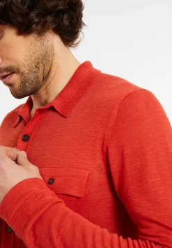 Maison Montagut Chemise Boutonnee En Lin Flamme - Randy><noscript><img width=