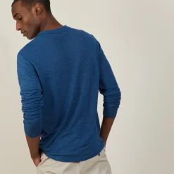 Maison Montagut Chemise Boutonnee En Lin Flamme - Blason><noscript><img width=