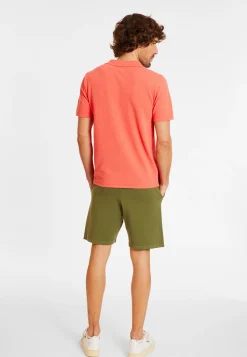 Maison Montagut Chemise Manches Courtes En Coton Brosse - Dominique><noscript><img width=