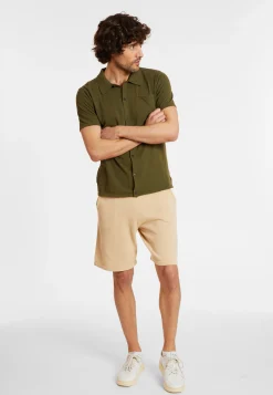 Maison Montagut Chemise Manches Courtes En Coton Brosse - Dominique><noscript><img width=