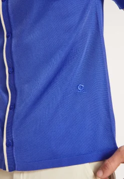 Maison Montagut Chemise Manches Courtes En Fil Lumiere - Roman><noscript><img width=