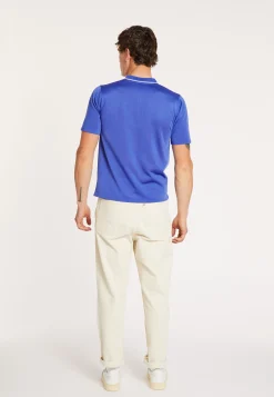 Maison Montagut Chemise Manches Courtes En Fil Lumiere - Roman><noscript><img width=