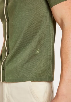 Maison Montagut Chemise Manches Courtes En Fil Lumiere - Roman><noscript><img width=