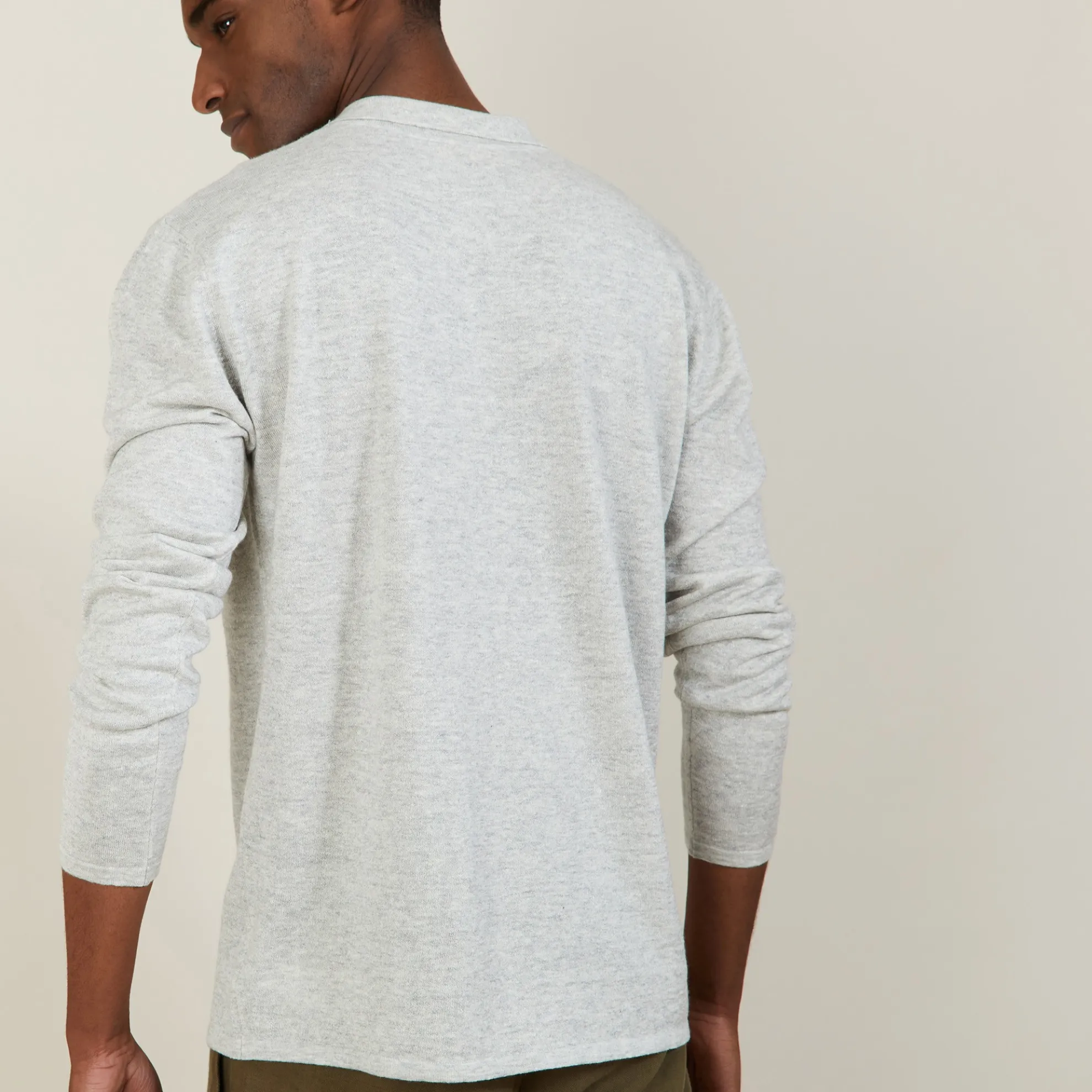 Maison Montagut Chemise Manches Longues En Lin Cachemire - Bazar>Homme Chemises