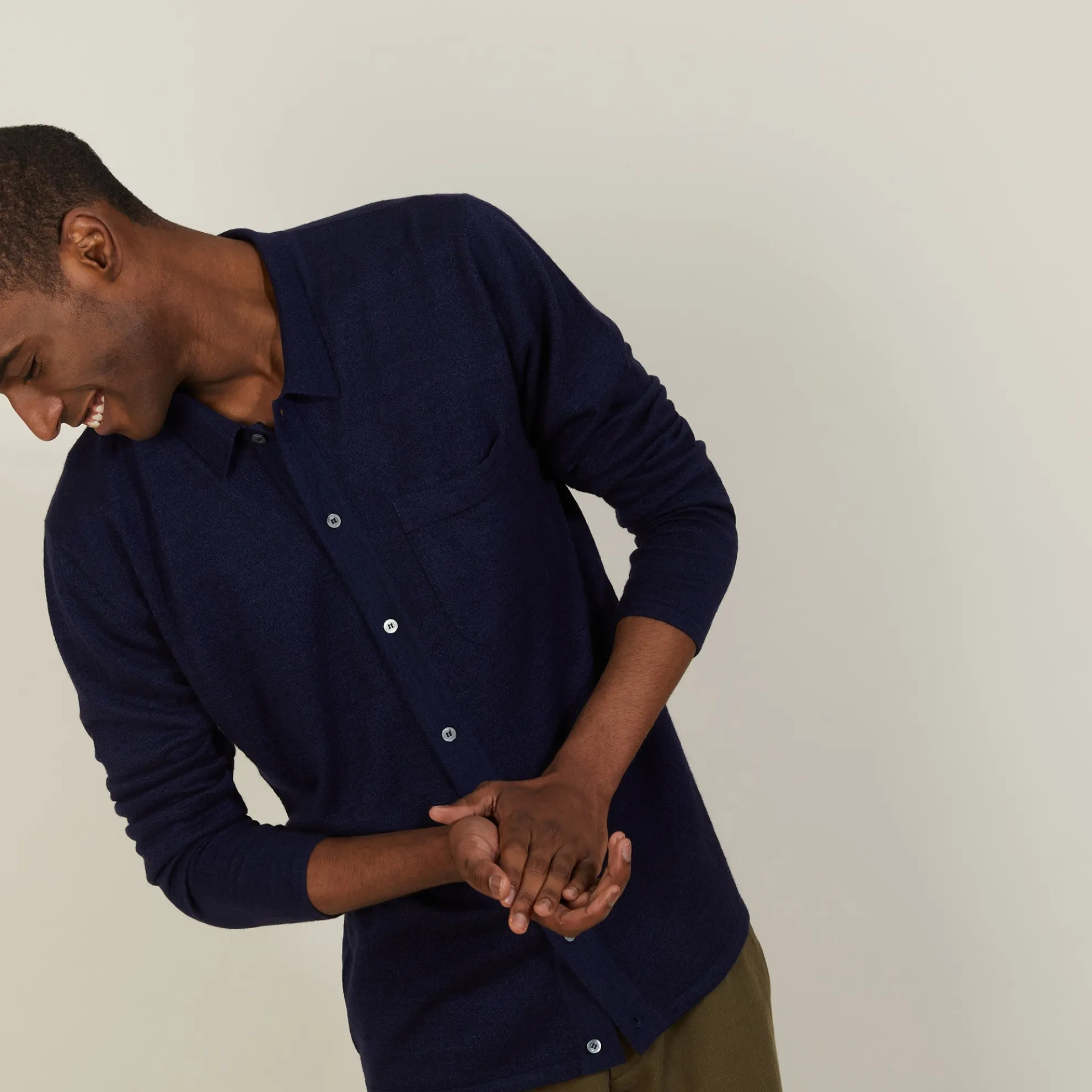 Maison Montagut Chemise Manches Longues En Lin Cachemire - Bazar>Homme Chemises