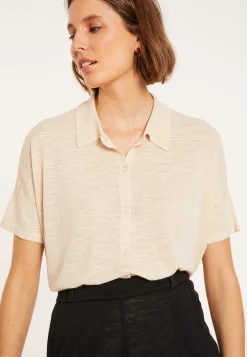 Maison Montagut Chemisier En Lin Flamme - Pablito><noscript><img width=