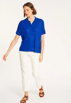 Maison Montagut Chemisier En Lin Flamme - Pablito><noscript><img width=