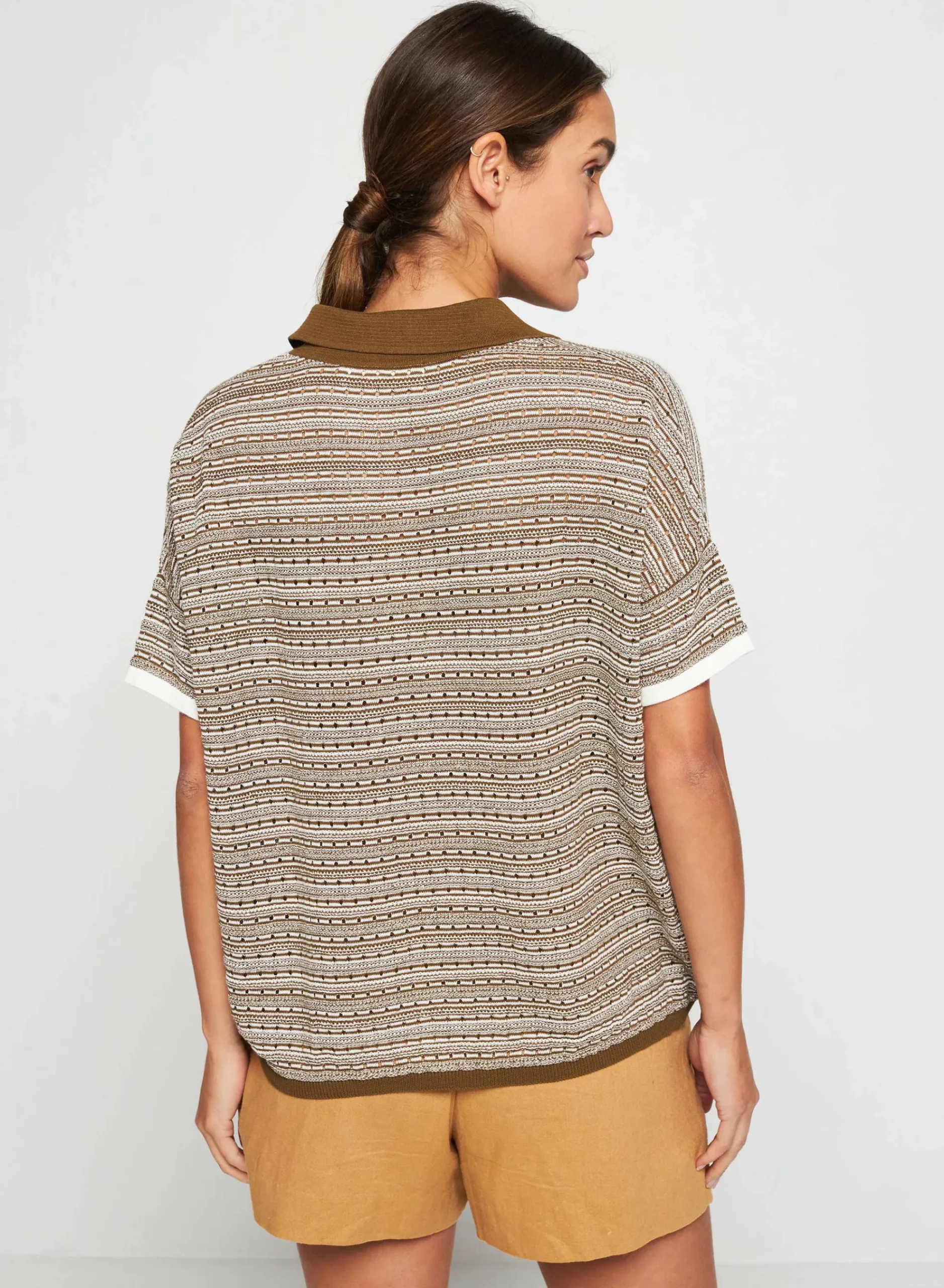 Maison Montagut Chemisier Manches Courtes En Coton Bio - Sierita>Femme T-Shirts