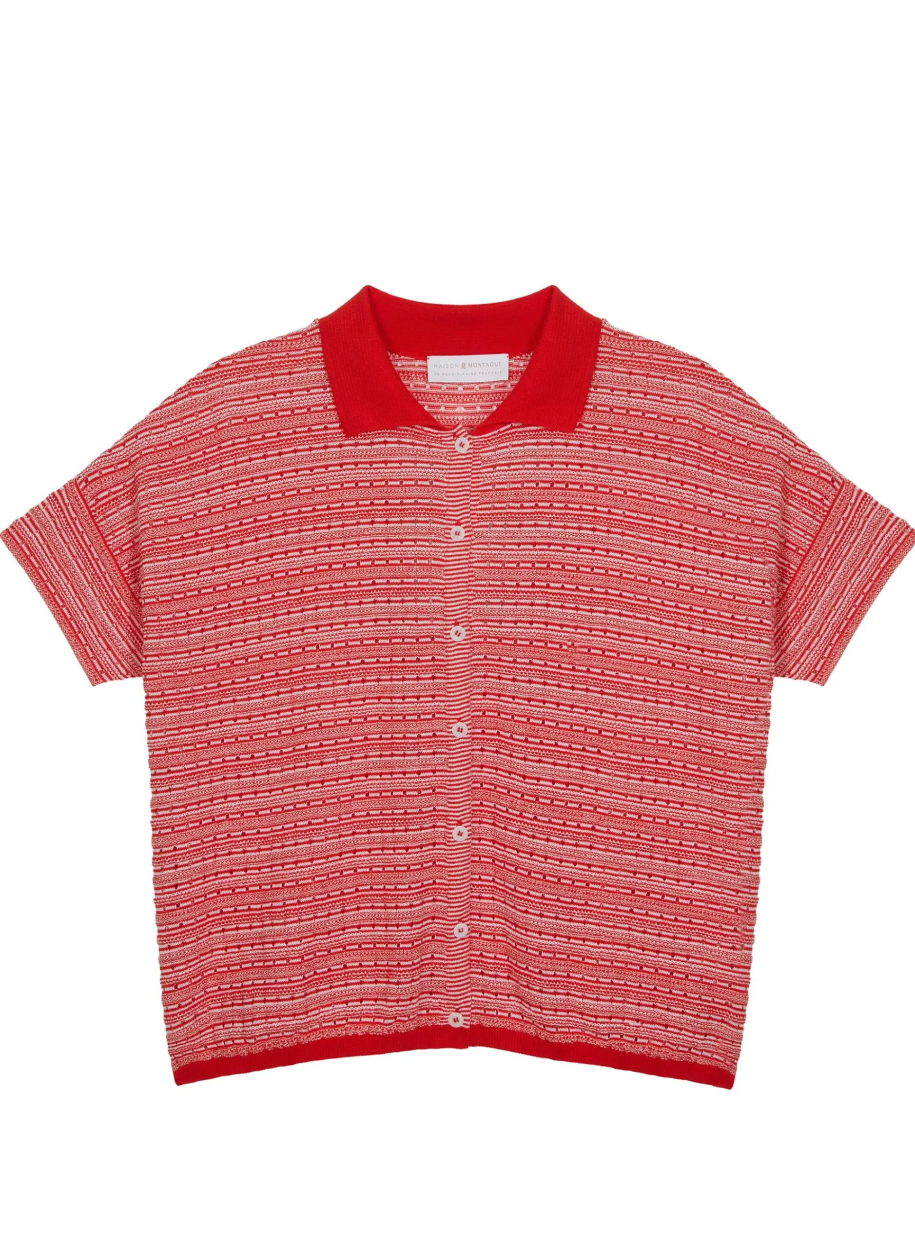 Maison Montagut Chemisier Manches Courtes En Coton Bio - Sierita>Femme T-Shirts