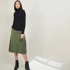 Maison Montagut Col Roule En Bambou Cachemire - Bianca><noscript><img width=