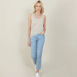 Maison Montagut Debardeur Col Rond Effet Irrise - Ness>Femme Débardeurs