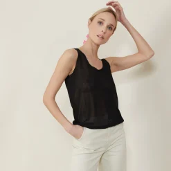 Maison Montagut Debardeur Col Rond Effet Irrise - Ness><noscript><img width=